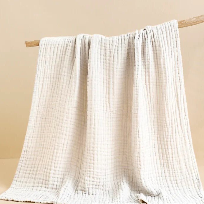 Liora Muslin Cotton Baby Swaddle Blanket – Breathable and Soft for All Stages 