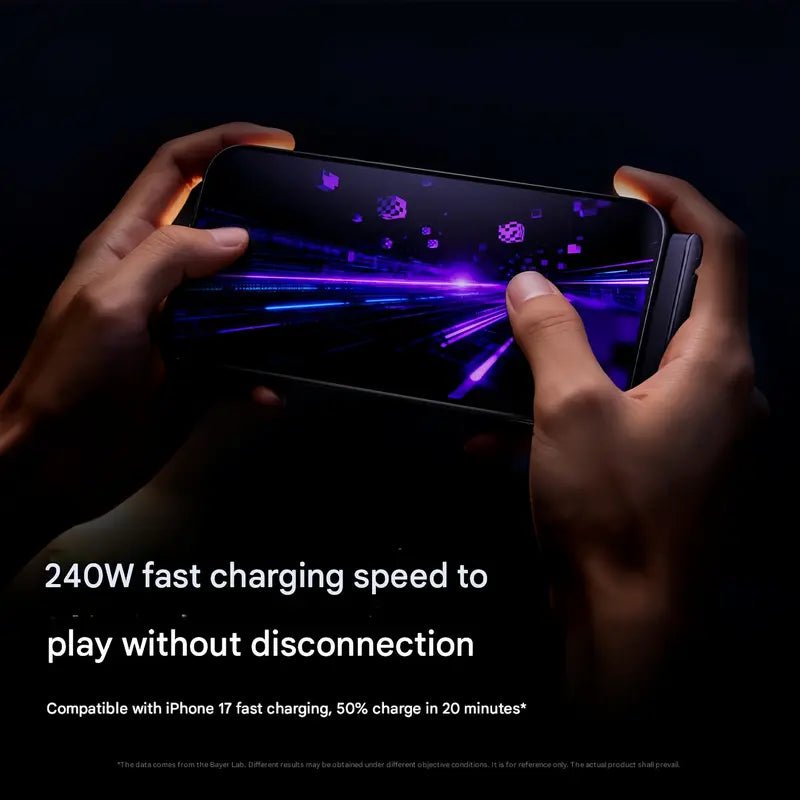 Lovi USB C Charger Cable | 240W Fast Charging, Adjustable Viewing Angle 