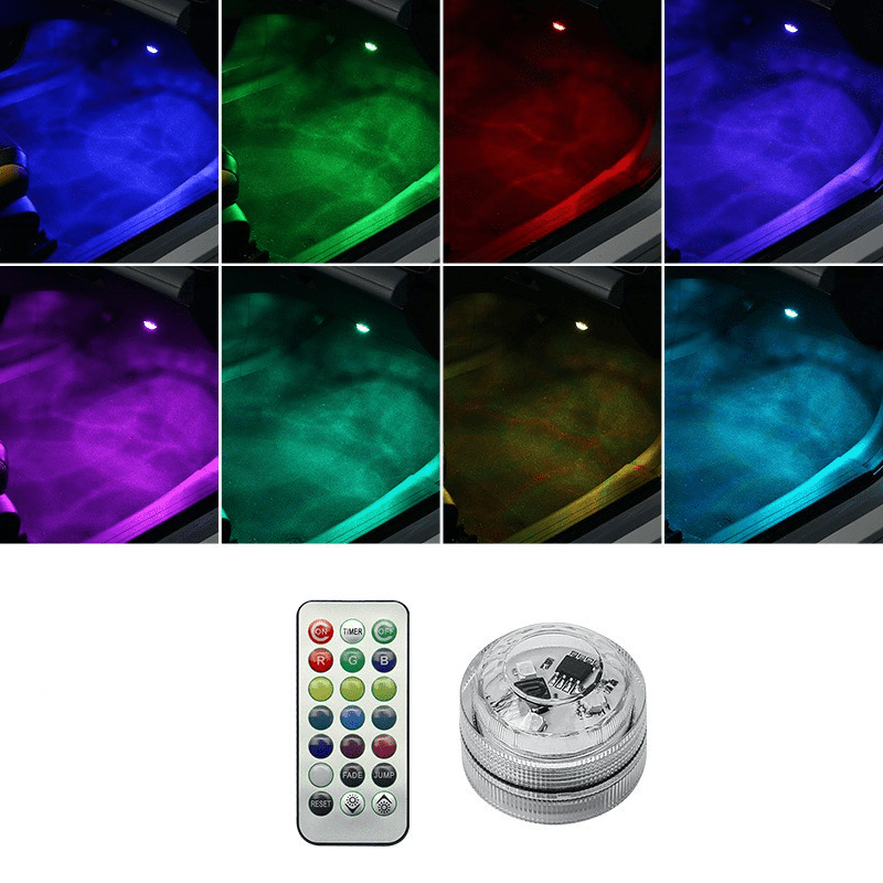 Lucent Drive 13-Color Car Interior LED Lights | Remote-Controlled Wireless Accent Kit 