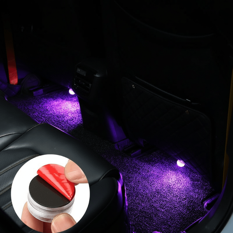 Lucent Drive 13-Color Car Interior LED Lights | Remote-Controlled Wireless Accent Kit 