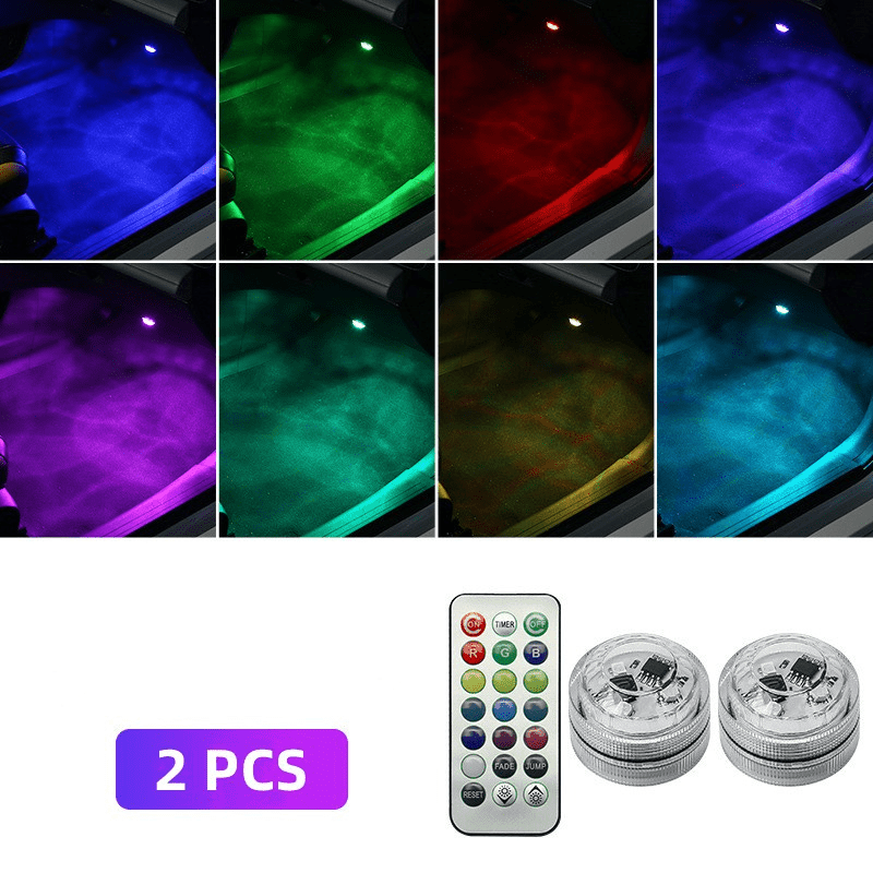 Lucent Drive 13-Color Car Interior LED Lights | Remote-Controlled Wireless Accent Kit 