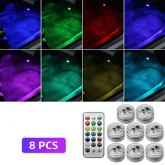 Lucent Drive 13-Color Car Interior LED Lights | Remote-Controlled Wireless Accent Kit 