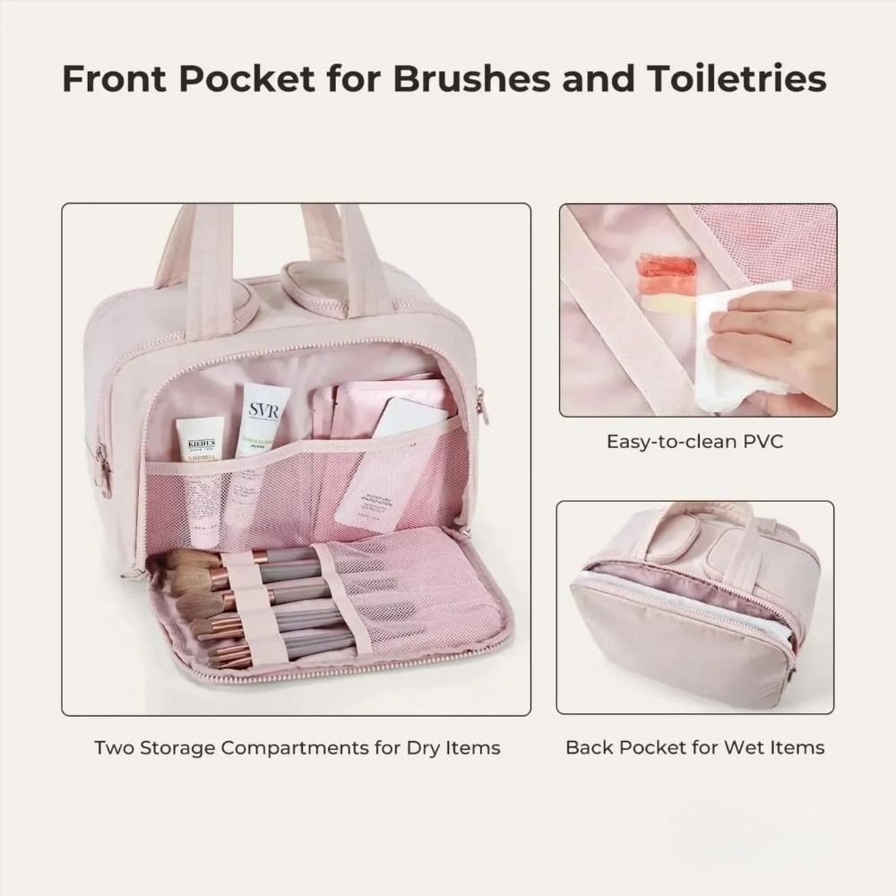 LumaPack — Compact Travel Toiletry Organizer with Durable Compartments 