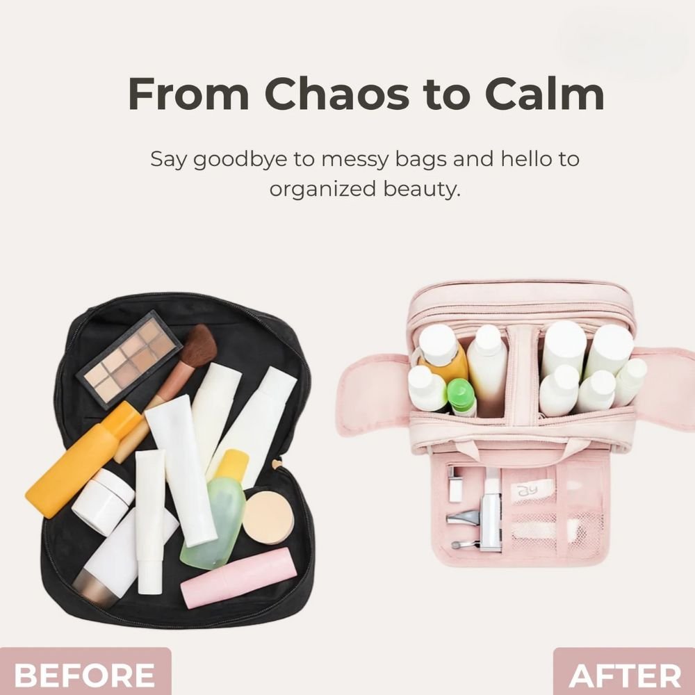 LumaPack — Compact Travel Toiletry Organizer with Durable Compartments 