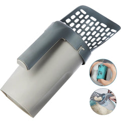 Luno — No Mess Cat Litter Scoop with Holder for Easy Cleaning 