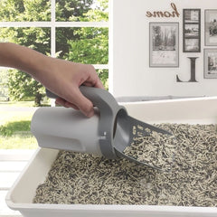 Luno — No Mess Cat Litter Scoop with Holder for Easy Cleaning 