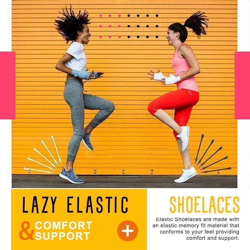 Luxe Lazy Shoelaces | No Tie Elastic Silicone Laces for Slip-On Comfort 