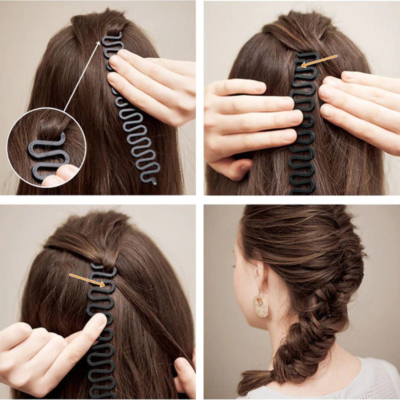 Magic Braid Tool - Effortless French Braids & Hairstyles at Home 