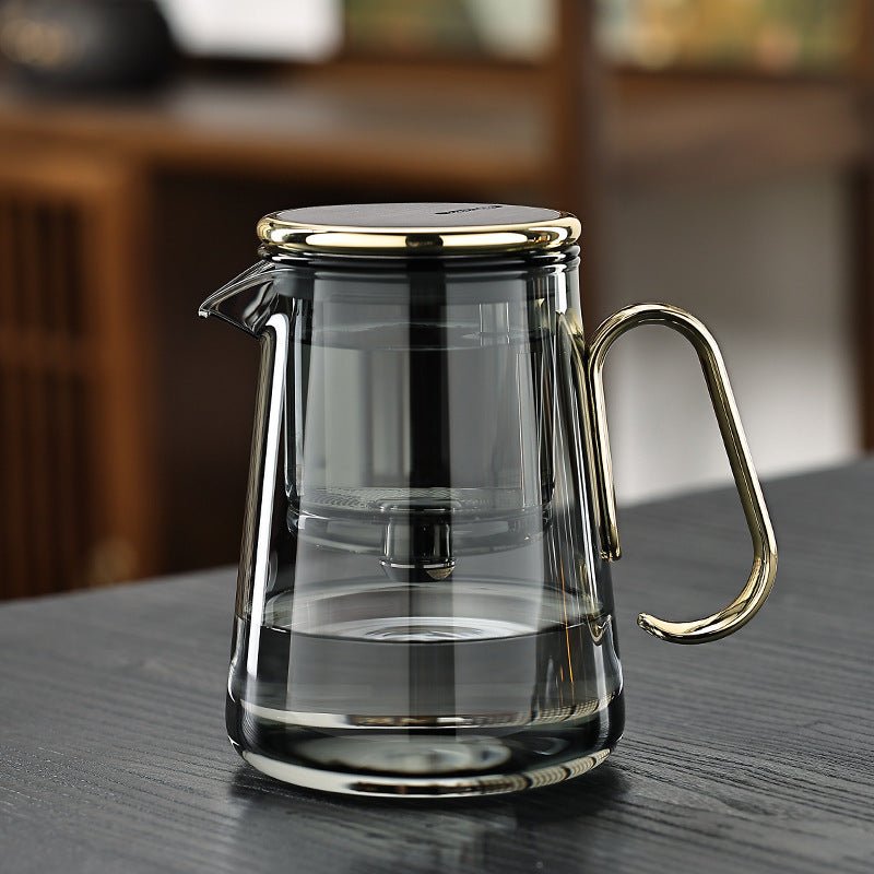 Magnetic Glass Tea Set for Smooth Brewing – 700ml Borosilicate and Stainless Steel 