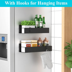Magnetic Kitchen Spice Rack with Reinforced Steel Frame 