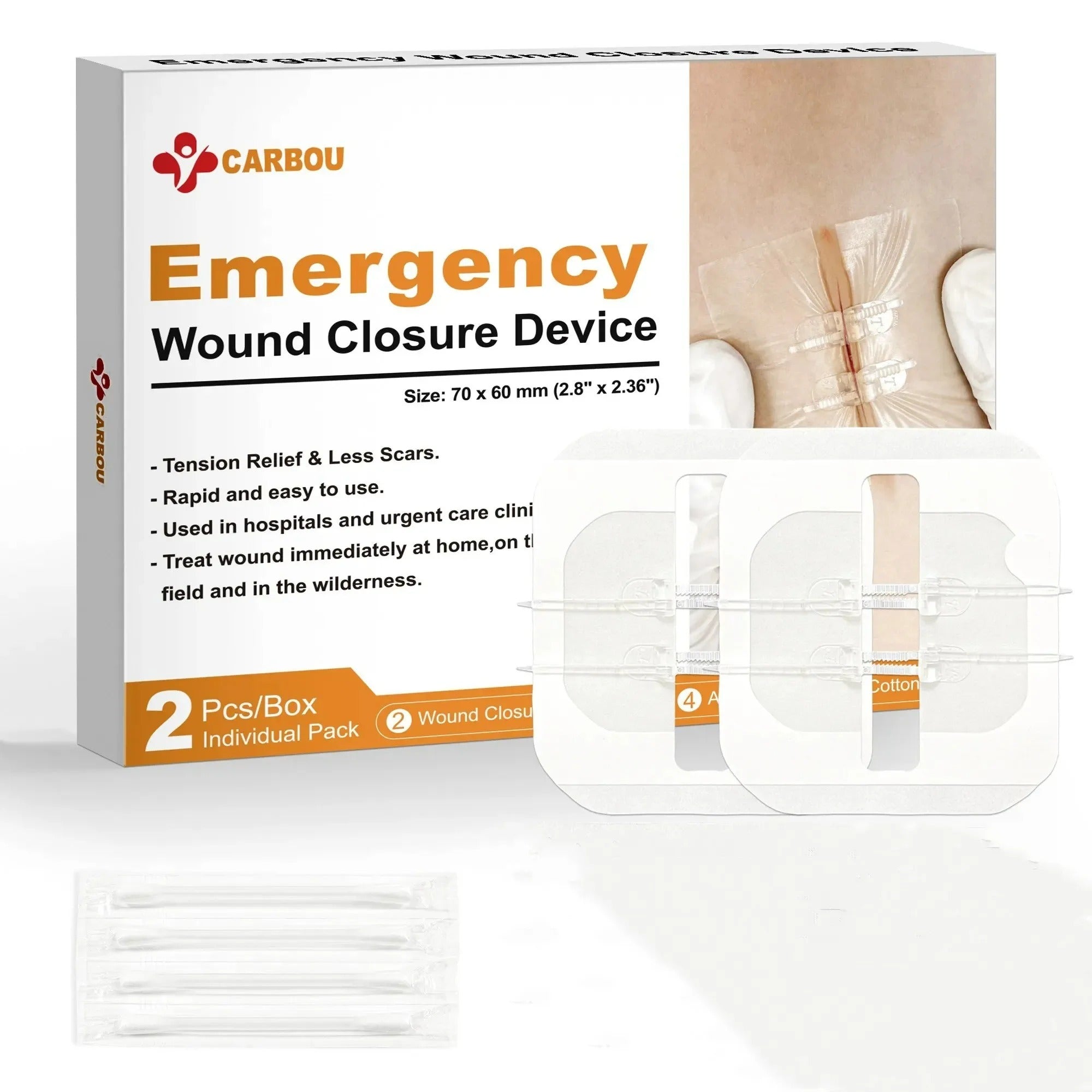 2PCS Advanced Wound Closure Kit 