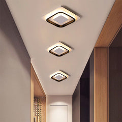 Modern Geometric LED Ceiling Light – Flush Mount Design for Home Illumination