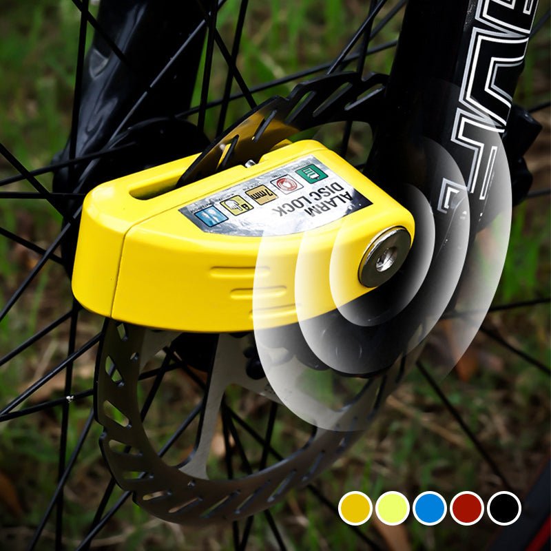 MetroLock Motorcycle Disc Brake Alarm Lock | 110dB Security, 6mm Pin, Alloy Body 