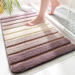 Organic Microfiber Bath Rug with Non-Slip Backing – Soft and Absorbent Bathroom Mat for Ultimate Comfort