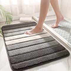 Organic Microfiber Bath Rug with Non-Slip Backing – Soft and Absorbent Bathroom Mat for Ultimate Comfort