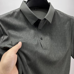 Parker Men's Polo Shirt | Wrinkle-Resistant Frost Silk