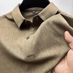 Parker Men's Polo Shirt | Wrinkle-Resistant Frost Silk