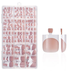 PearlFit Press-On Toenails | 150-Piece Easy Manicure Set With Soft Gel Base