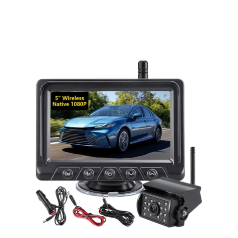 BackupCam™ ClearDrive - Wireless 1080P Solar Magnetic Rear View System 