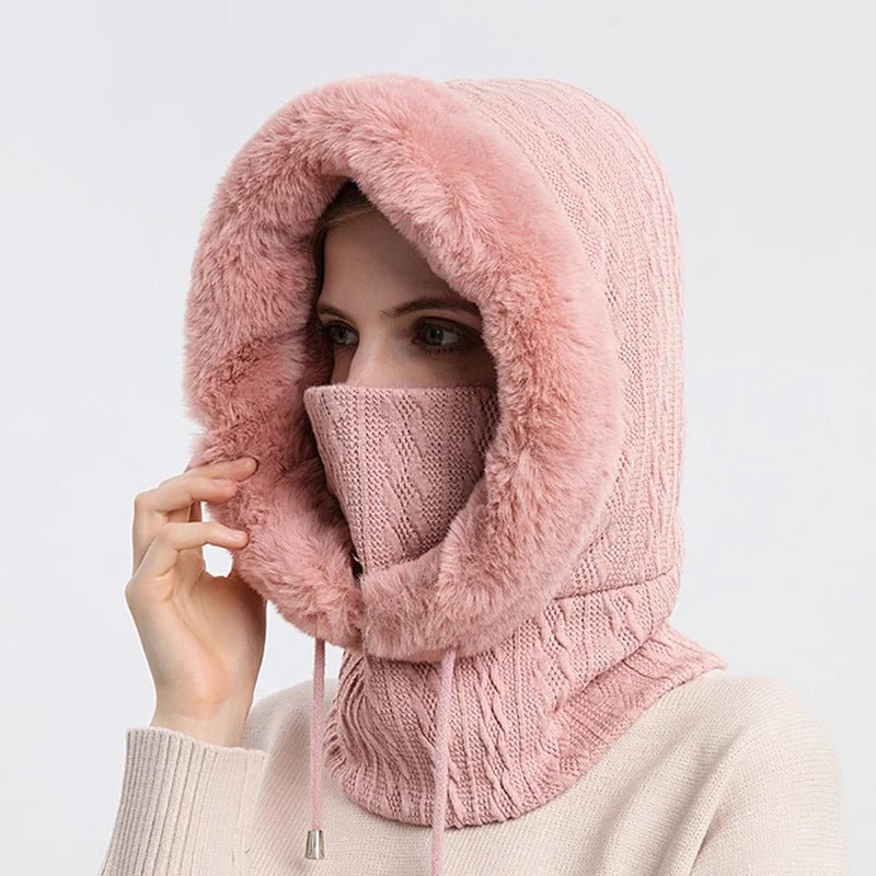 Pine Knitted Hood | Soft Fabric, Full Coverage
