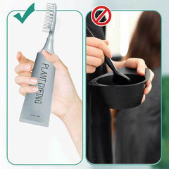 PlantKind Comb-On Black Hair Color | 100ml Conditioning Black Formula