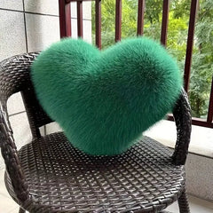 Plush Heart-Shaped Pillow for Ultimate Comfort – Soft and Stylish Home Decor