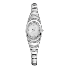 Radiant Rhinestone Bracelet Watch for Women | Quartz Timepiece with Adjustable Metal Band