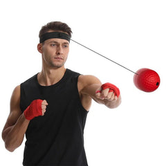 ReflexStrike Head-Mounted Boxing Ball Trainer
