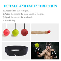 ReflexStrike Head-Mounted Boxing Ball Trainer
