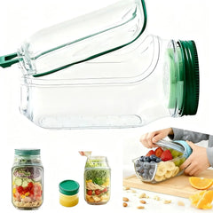 Savor Salad Pod | Leakproof Food Storage Container for Fresh Fruits and Vegetables