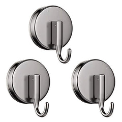 SecureHold Suction Hooks | No-Drill 3-Pack for Shower, Kitchen & Office