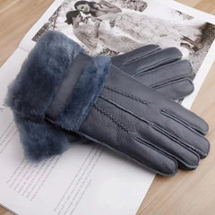 Sleek Winter Gloves for Men | Premium Leather with Fleece Lining