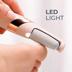 Foot Care Device for Gentle Exfoliation | Waterproof with Dual Roller Strength and 100-Minute Battery Life 