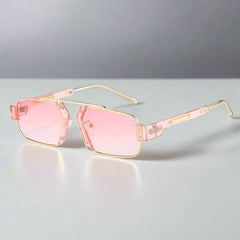 Sola Angular Sunglasses | Translucent Acetate Frame