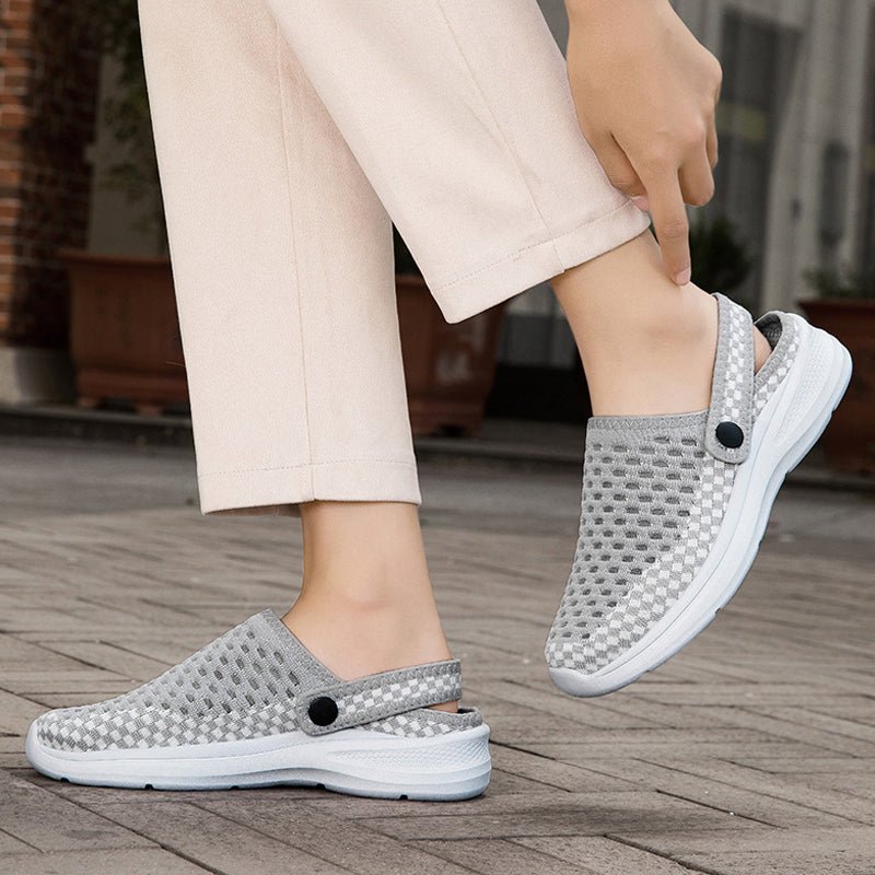 Solace Mesh Clogs | Breathable Slip-On Footwear With Convertible Heel Strap