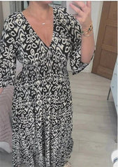 Valora Floral Maxi Dress | Loose Fit, Recycled Polyester Blend
