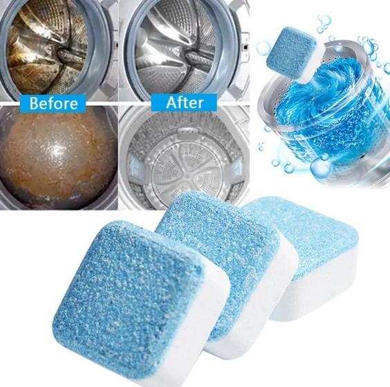 Washing Machine Cleaner Tablets | Tub Bomb Formula | 24 Count | Odor & Residue Removal
