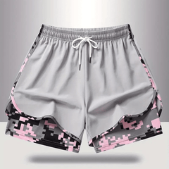 WillowRun Women's 2-in-1 Workout Shorts | Airy Soft Blend, Pockets & Drawstring