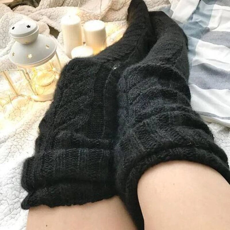 FrostGuard Women's Wool Socks | Over-the-Knee, Ultra-Light and Cozy 
