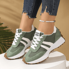 Women's Sneakers | Comfortable Suede-Textured Design | Everyday Wear