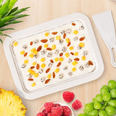 Yara Manual Frozen Treat Roller | 2-Cup Family Dessert Tray