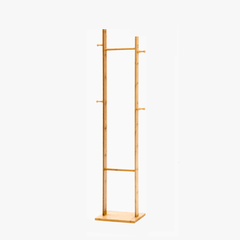 Wooden Garment Coat Clothes Stand Rack Hat Shoe Hanger Holder Shelf Organizer MRSLM
