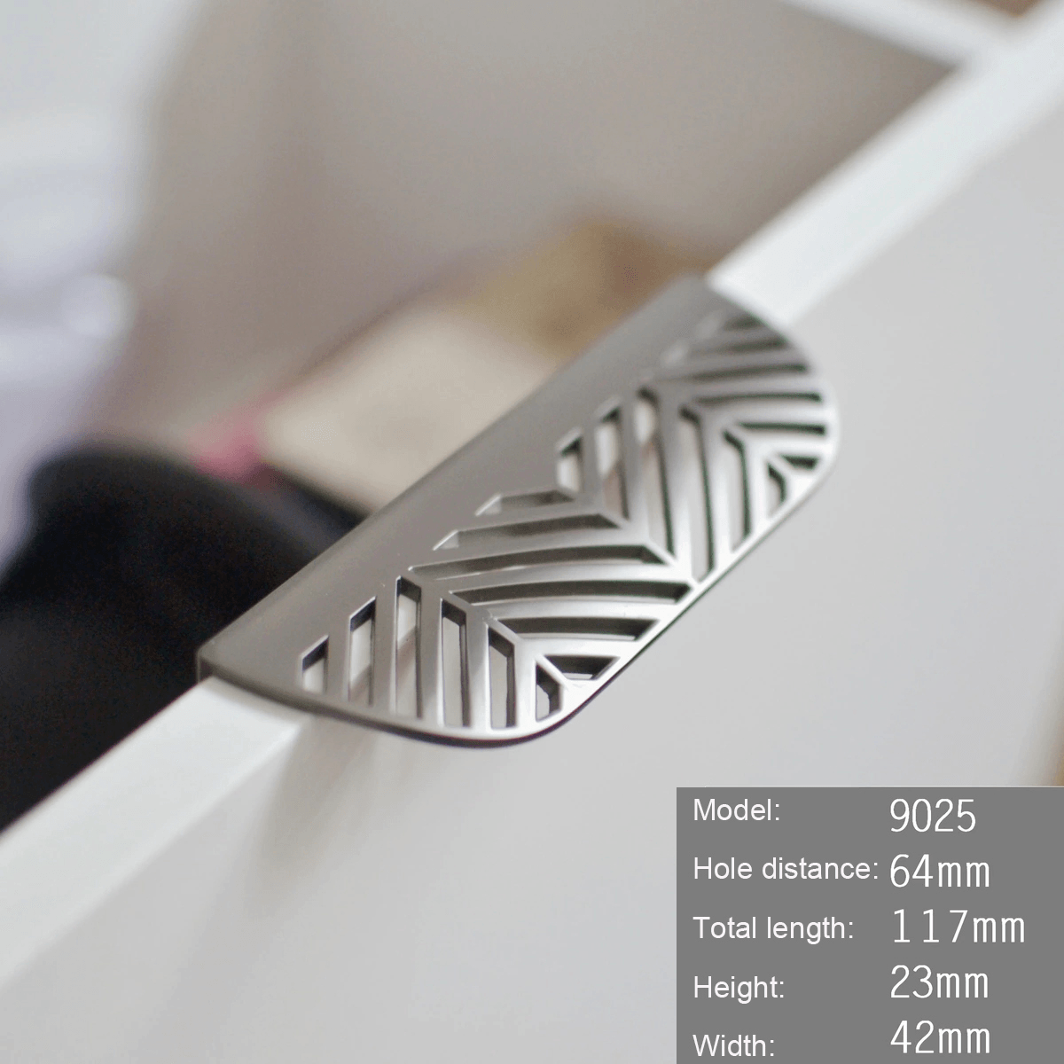 Modern Nordic Minimalist Pull-Hand Leaf Invisible Cabinet Wardrobe Furniture Drawer Handle Ins Wind Zinc Alloy MRSLM