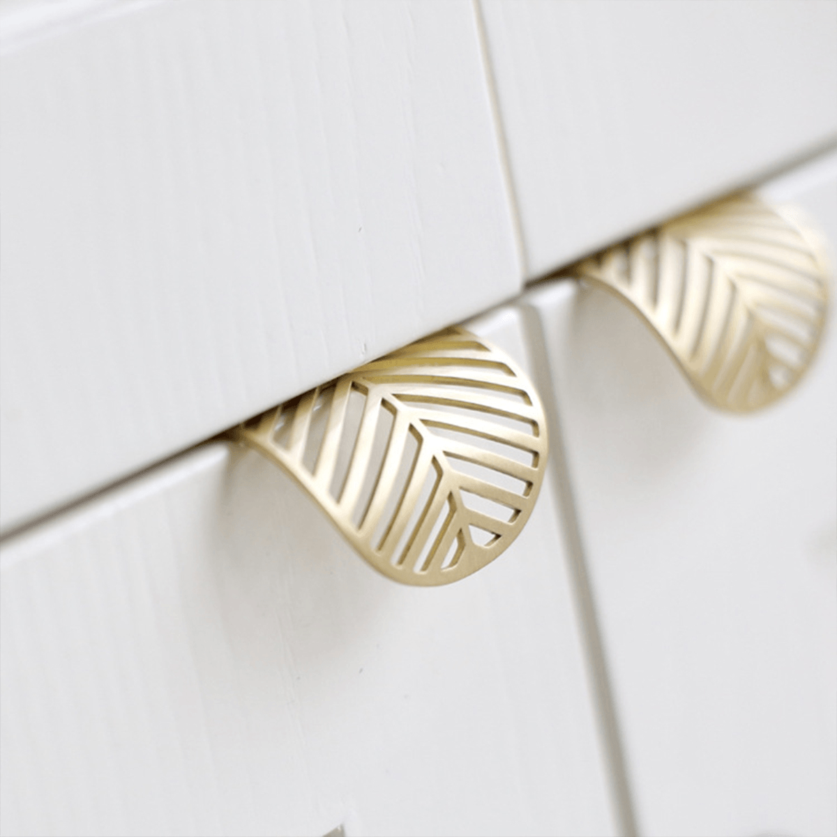 Modern Nordic Minimalist Pull-Hand Leaf Invisible Cabinet Wardrobe Furniture Drawer Handle Ins Wind Zinc Alloy MRSLM