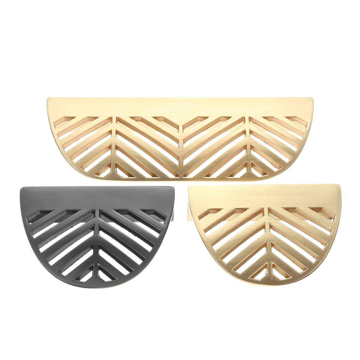 Modern Nordic Minimalist Pull-Hand Leaf Invisible Cabinet Wardrobe Furniture Drawer Handle Ins Wind Zinc Alloy MRSLM