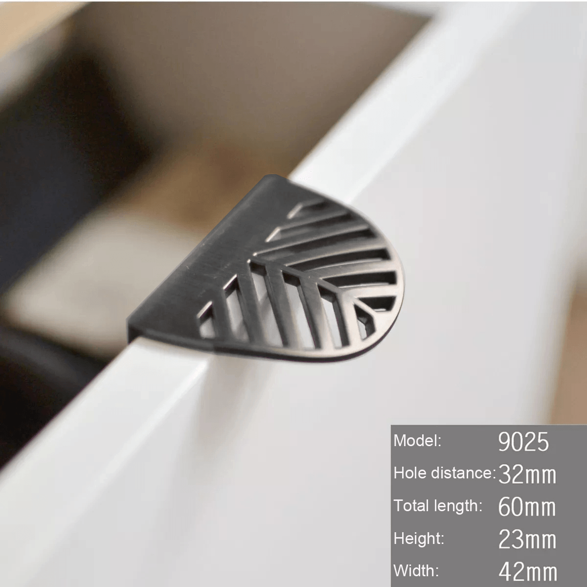 Modern Nordic Minimalist Pull-Hand Leaf Invisible Cabinet Wardrobe Furniture Drawer Handle Ins Wind Zinc Alloy MRSLM