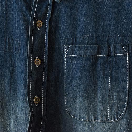 2021 fall denim dresses plus size long patchwork denim shirt dress casual style dylinoshop
