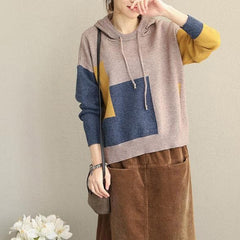 2018 New Vintage Hoodie Loose Sweater Women Casual Tops dylinoshop