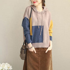 2018 New Vintage Hoodie Loose Sweater Women Casual Tops dylinoshop