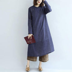 2018 spring long cotton dresses vintage maxi dress gown caftan traveling dress dylinoshop